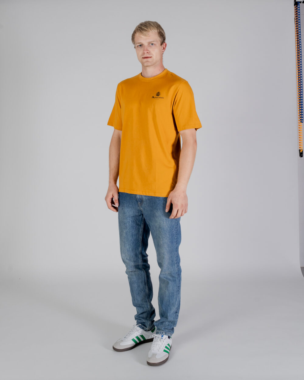 T-shirt Aquascutum ACTIVE SMALL LOGO T-SHIRT Senape - Foto 2