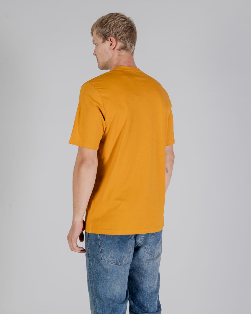 T-shirt Aquascutum ACTIVE SMALL LOGO T-SHIRT Senape - Foto 3