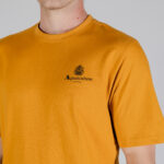 T-shirt Aquascutum ACTIVE SMALL LOGO T-SHIRT Senape - Foto 4