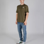 T-shirt Aquascutum ACTIVE CLUB CHECK PATCH T-SHIRT Verde Oliva - Foto 2