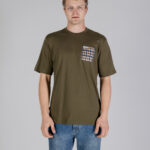 T-shirt Aquascutum ACTIVE CLUB CHECK POCKET T-SHIRT Verde Oliva - Foto 1