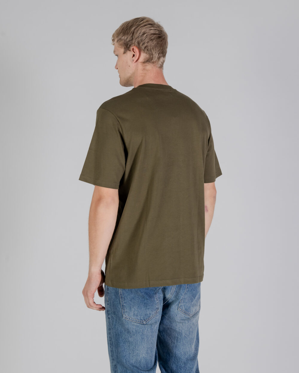 T-shirt Aquascutum ACTIVE SMALL LOGO T-SHIRT Verde Oliva - Foto 3