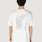 T-shirt Calvin Klein Jeans CITY GRID MAP TEE Beige - Foto 3