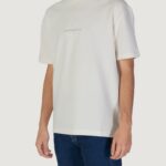 T-shirt Calvin Klein Jeans CITY GRID SS TEE Beige - Foto 1