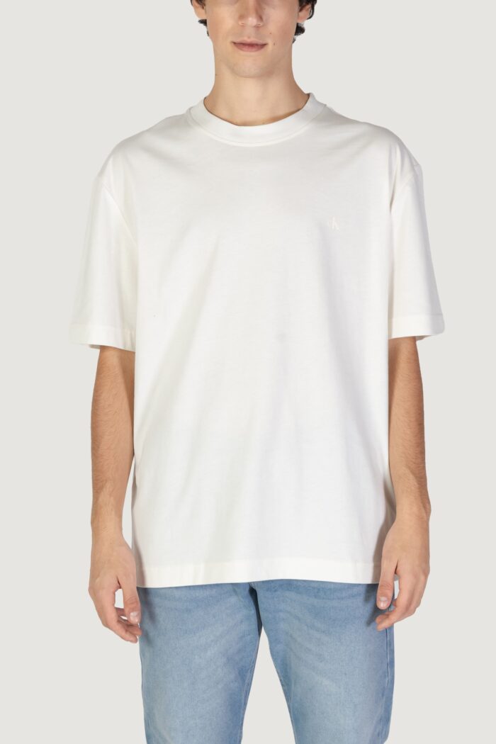 T-shirt Calvin Klein COLORBLOCK TEE Beige