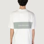 T-shirt Calvin Klein Jeans COLORBLOCK TEE Beige - Foto 3