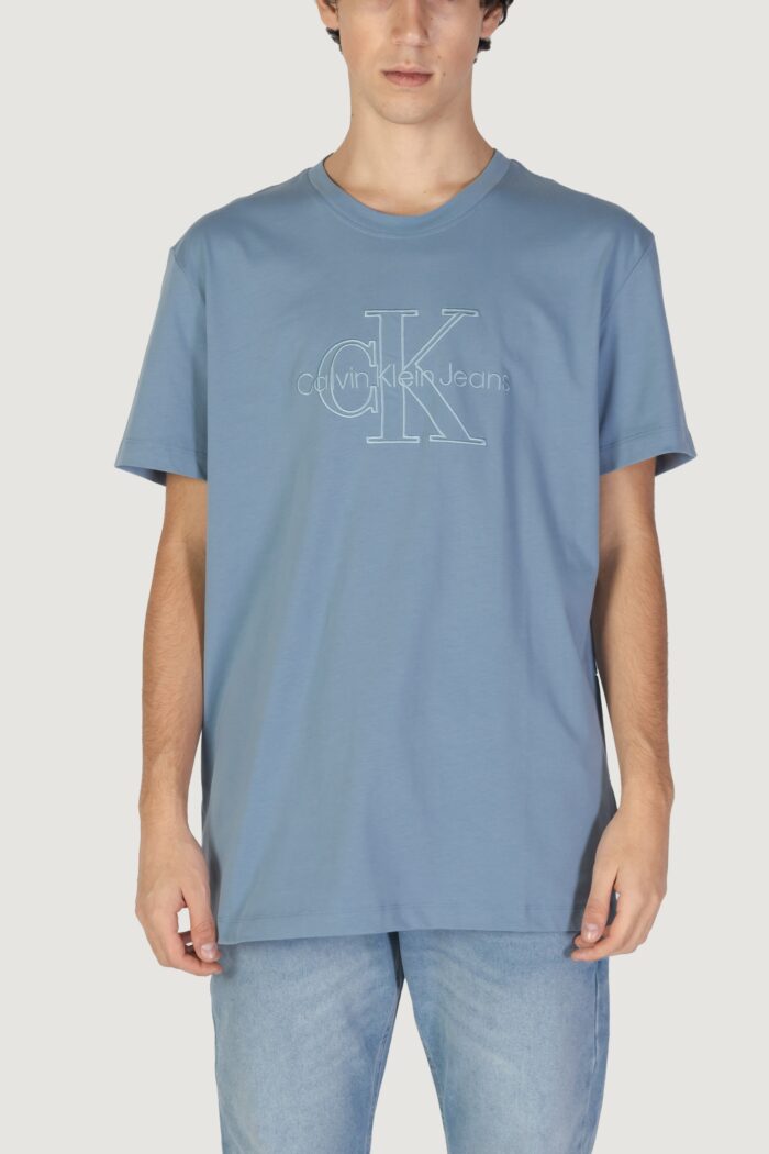 T-shirt Calvin Klein MONOLOGO APPLIQUE Denim