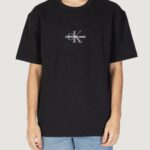 T-shirt Calvin Klein Jeans CITY GRID SS TEE Nero - Foto 2