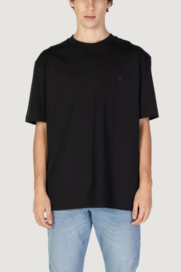 T-shirt Calvin Klein COLORBLOCK TEE Nero