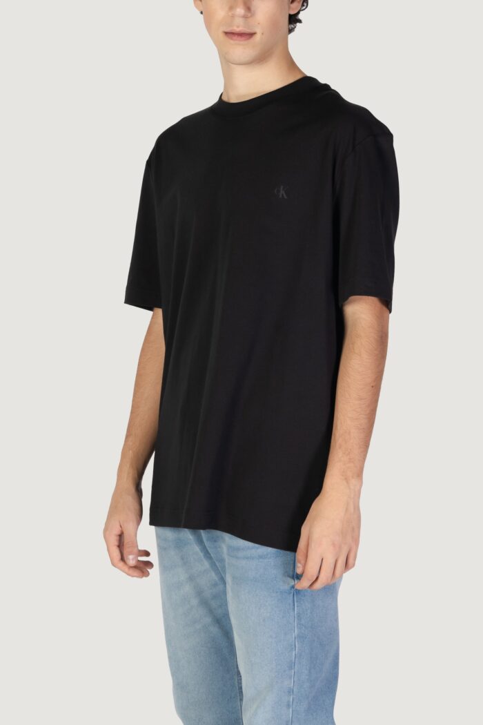 T-shirt Calvin Klein COLORBLOCK TEE Nero