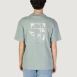 T-shirt Calvin Klein Jeans GRID MONOGRAM TEE VERDE SALVIA - Foto 3