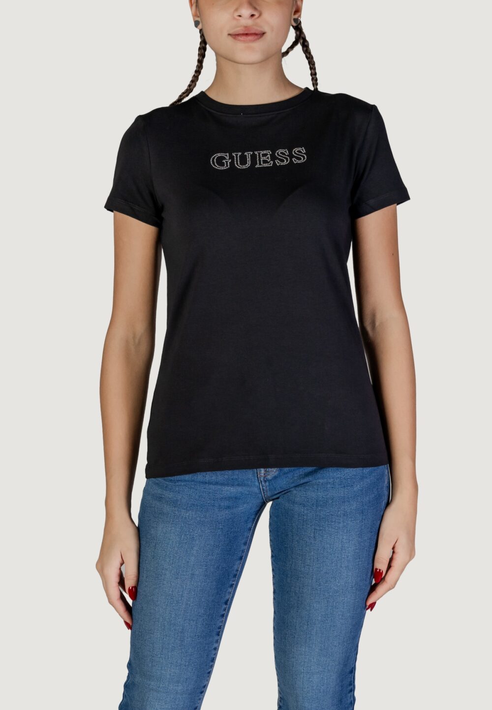 T-shirt Guess Active BRIANA SS Nero - Foto 1