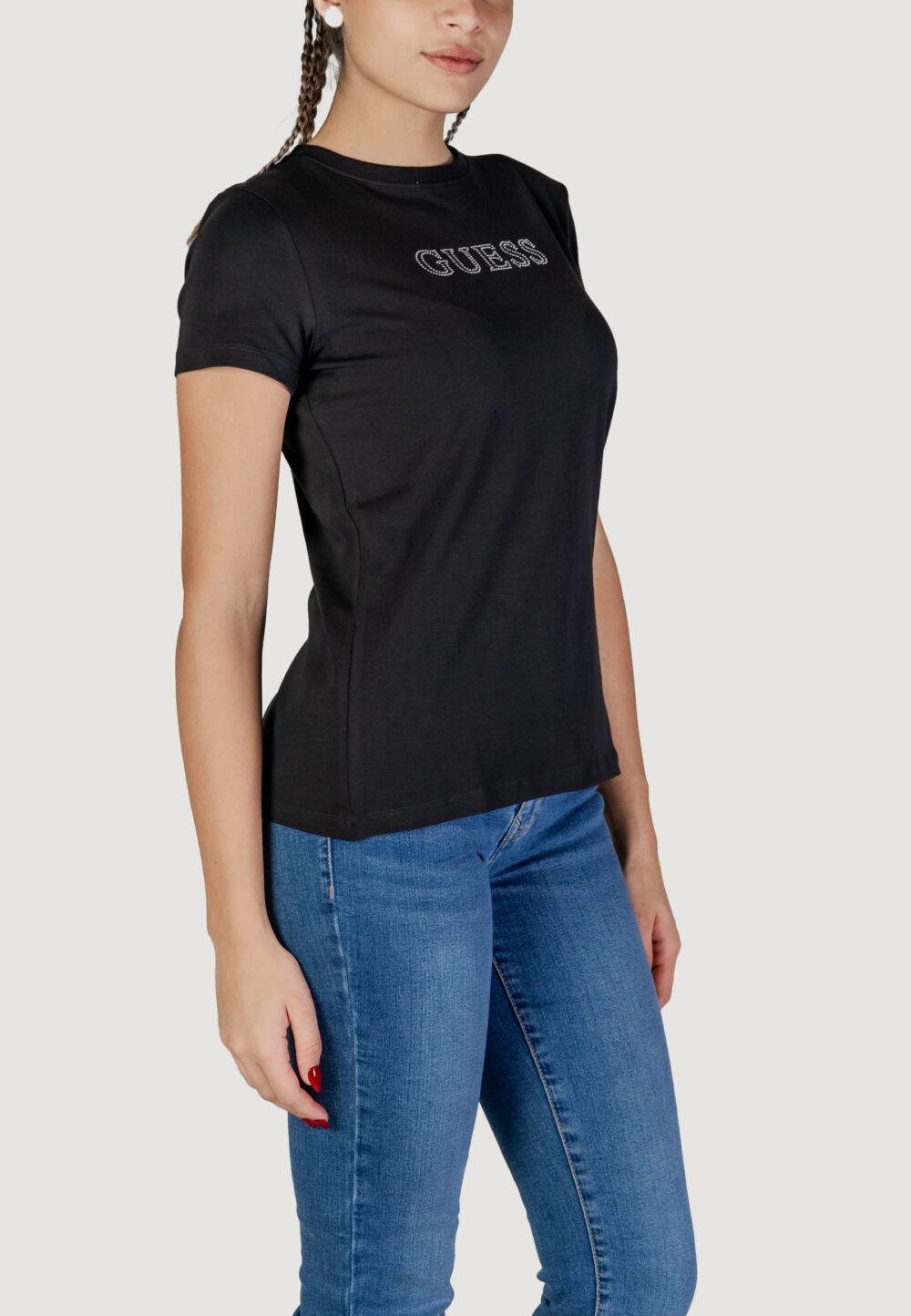 T-shirt Guess Active BRIANA SS Nero - Foto 2