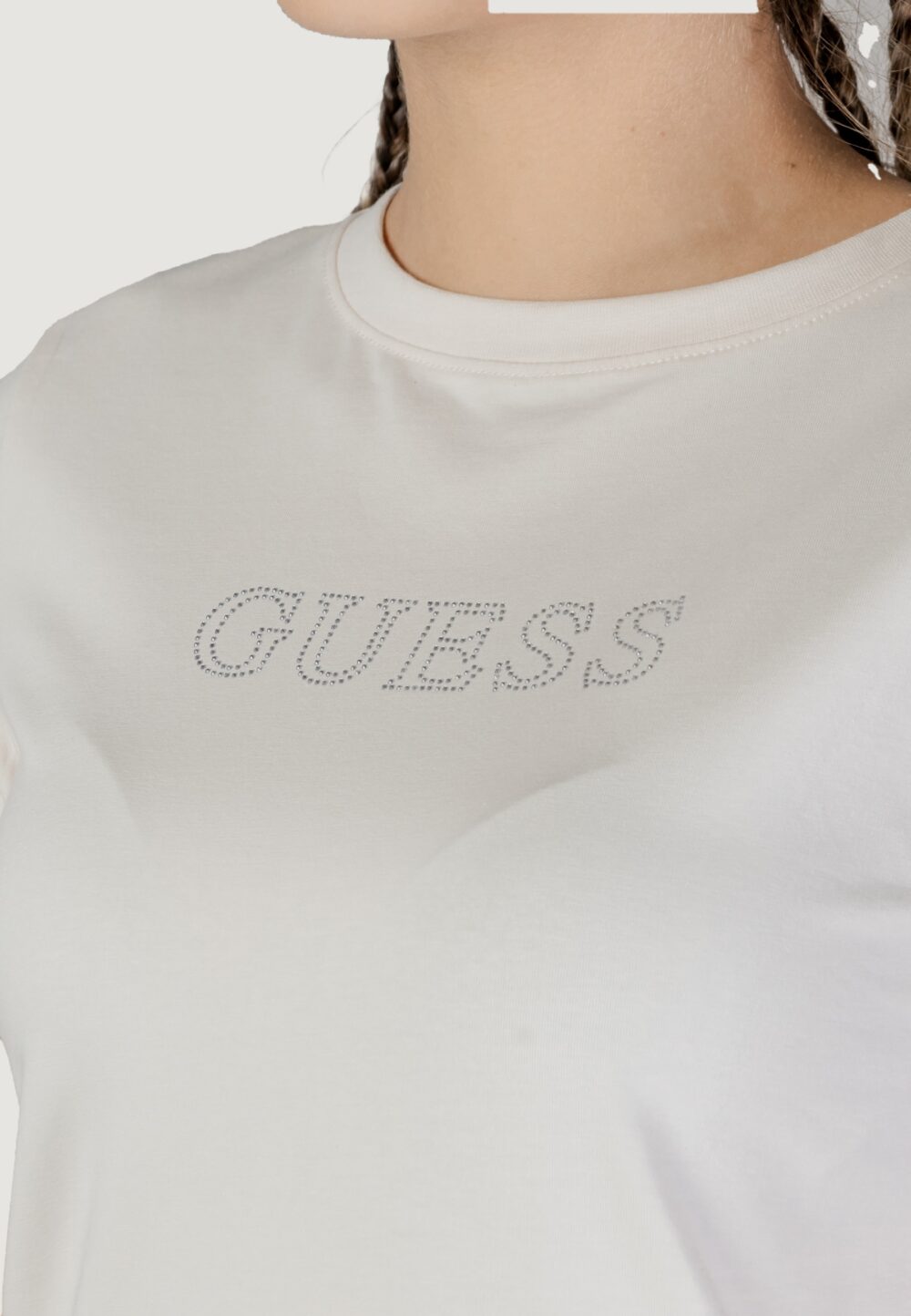 T-shirt Guess Active BRIANA SS Panna - Foto 5