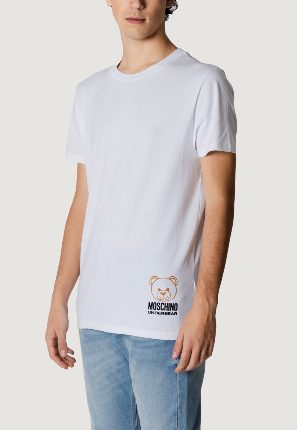 T-shirt Moschino Underwear  Bianco - Foto 2