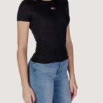 T-shirt Tommy Hilfiger Jeans TJW BADGE RIB Nero - Foto 3