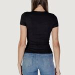 T-shirt Tommy Hilfiger Jeans TJW BADGE RIB Nero - Foto 4