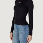 T-shirt Tommy Hilfiger Jeans TJW LS BADGE TE Nero - Foto 2