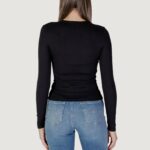 T-shirt Tommy Hilfiger Jeans TJW LS BADGE TE Nero - Foto 4