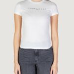 T-shirt Tommy Hilfiger Jeans TJW LINEAR TEE Panna - Foto 5