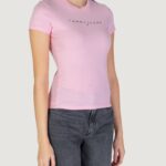 T-shirt Tommy Hilfiger Jeans TJW LINEAR TEE Rosa - Foto 2