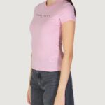 T-shirt Tommy Hilfiger Jeans TJW LINEAR TEE Rosa - Foto 3