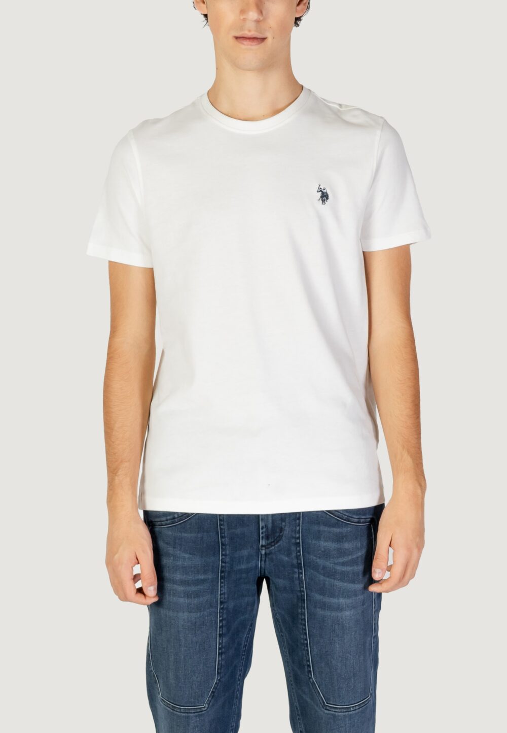 T-shirt U.S. Polo Assn.  Bianco - Foto 1