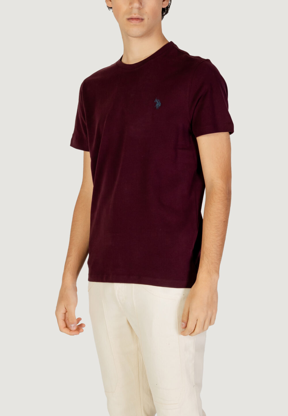 T-shirt U.S. Polo Assn.  Bordeaux - Foto 1