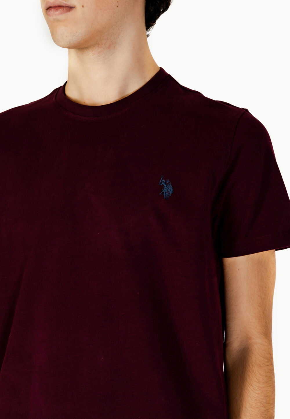 T-shirt U.S. Polo Assn.  Bordeaux - Foto 5