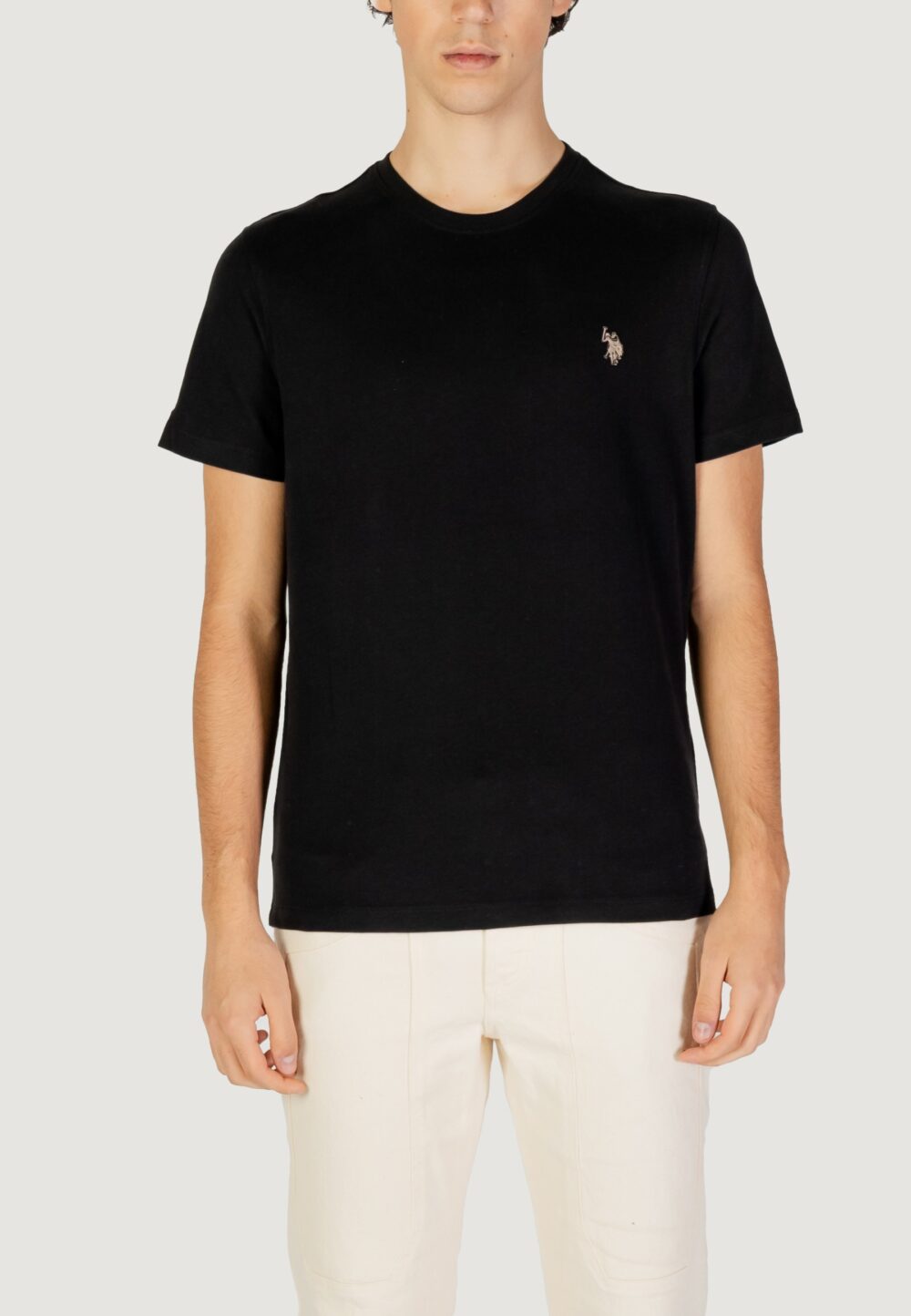 T-shirt U.S. Polo Assn.  Nero - Foto 1