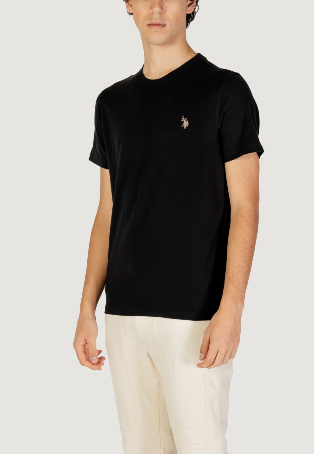 T-shirt U.S. Polo Assn.  Nero - Foto 2