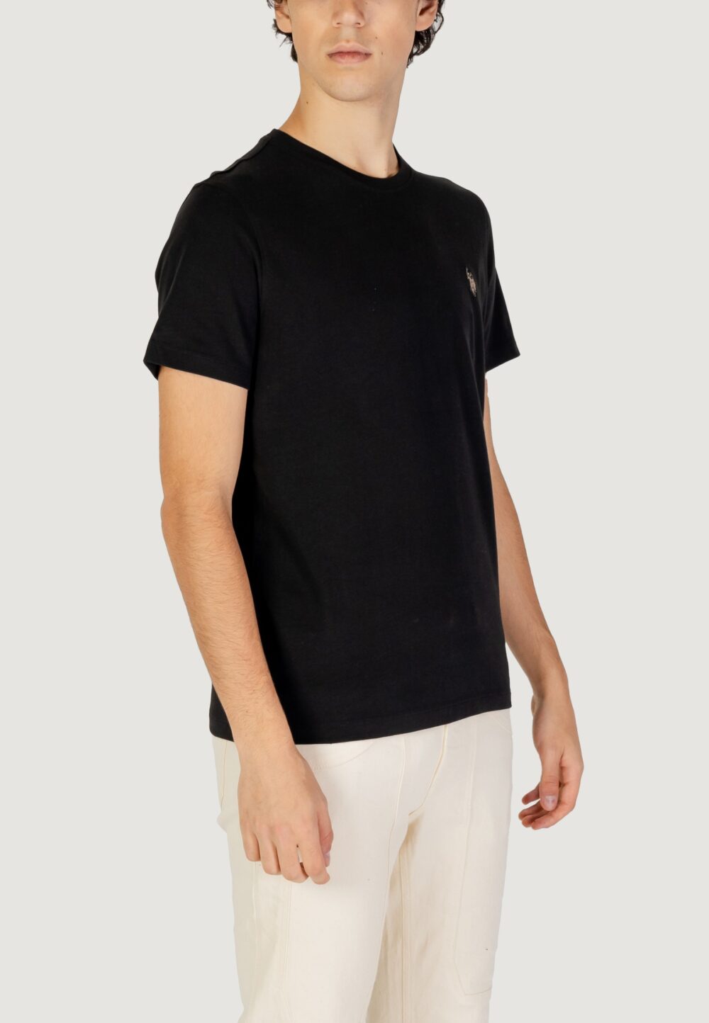 T-shirt U.S. Polo Assn.  Nero - Foto 3