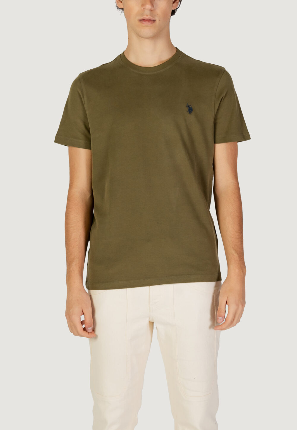 T-shirt U.S. Polo Assn.  Verde Oliva - Foto 1