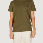 T-shirt U.S. Polo Assn.  Verde Oliva - Foto 1