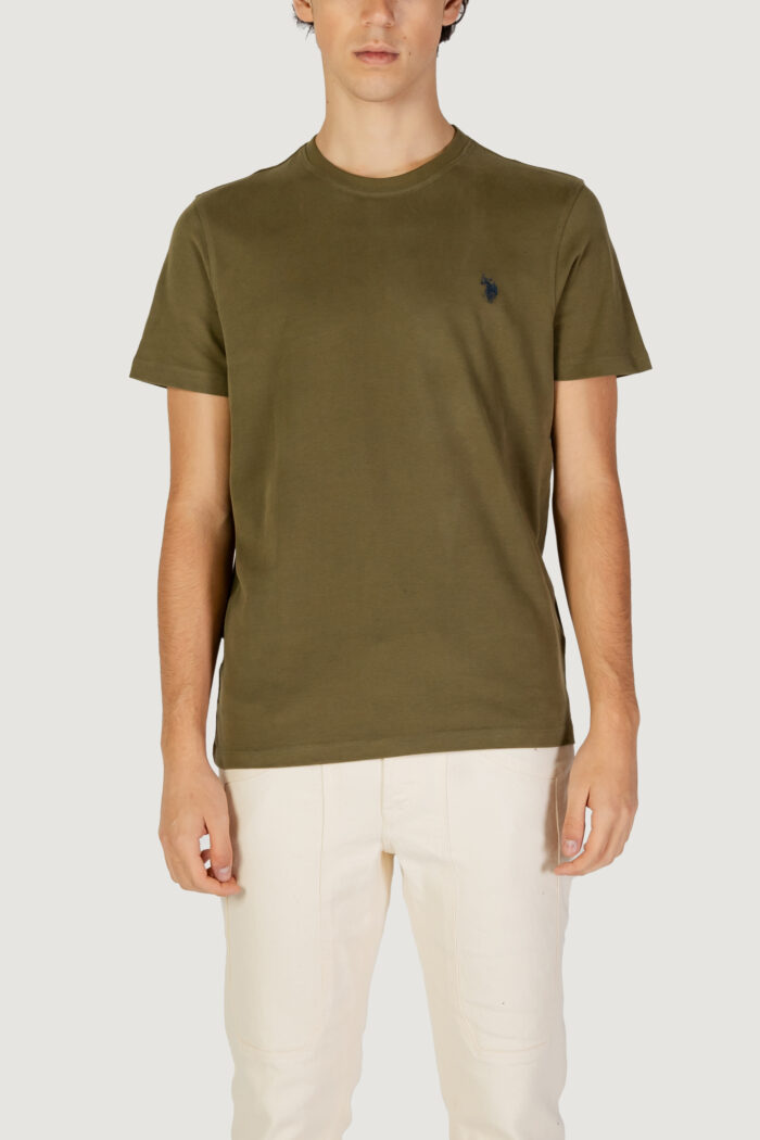 T-shirt U.s. Polo Assn.  Verde Oliva