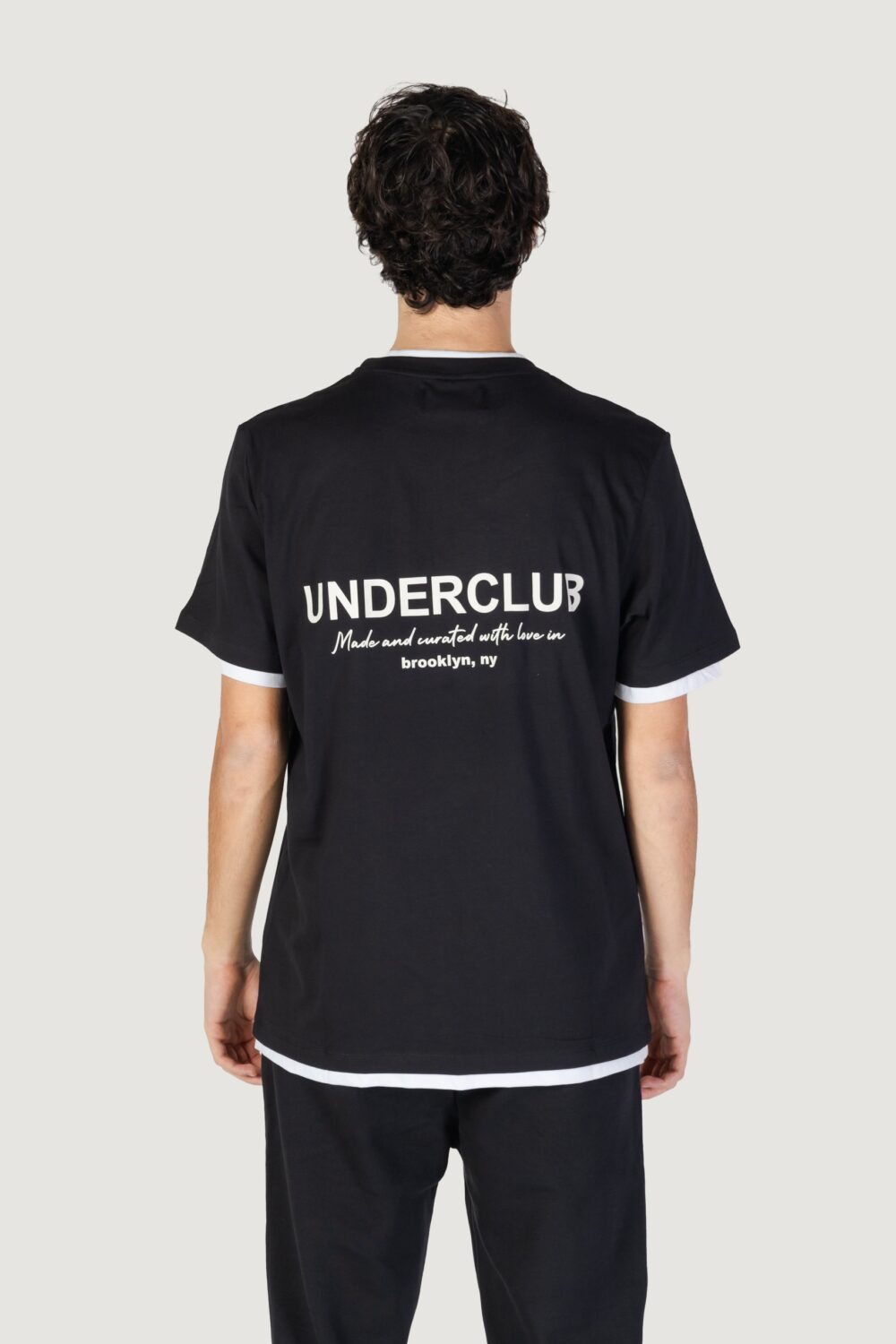 T-shirt Underclub  Nero - Foto 3