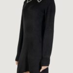 Vestito corto Jacqueline de Yong JDYAUBRAY LIFE L/S PEARL DRESS KNT Nero - Foto 2