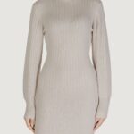 Vestito midi Jacqueline de Yong Jdymagda L/S Volume Sleeve Knt Beige chiaro - Foto 3