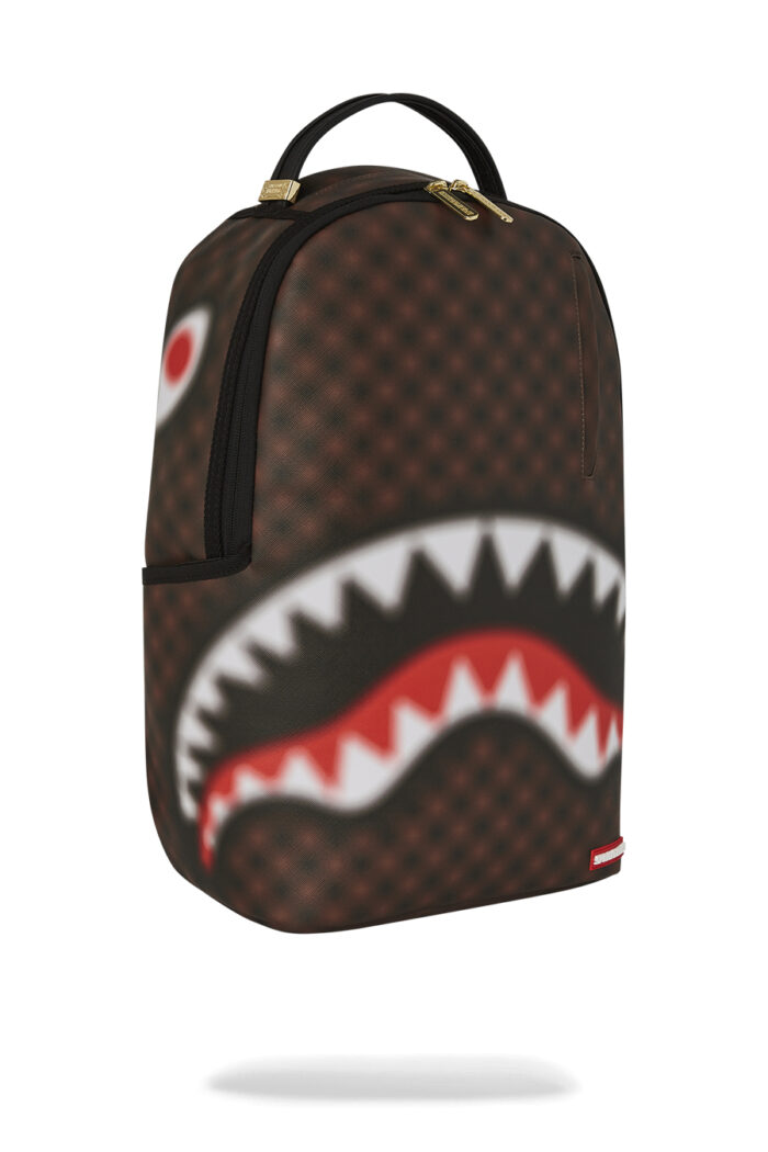 Zaino Sprayground SHARKS IN PARIS BLUR BACKPACK Marrone