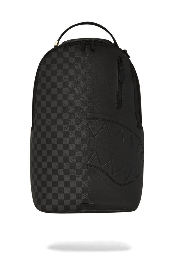 Zaino Sprayground HALF SPRITZ BLACK/GREY CHECK BACKPACK Nero