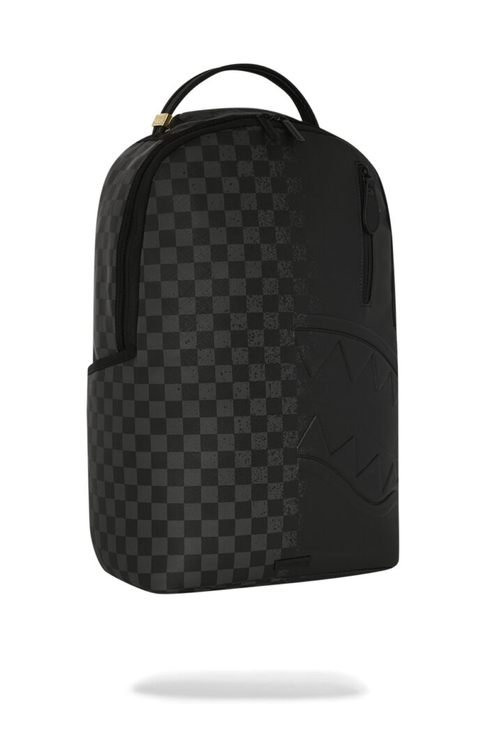 Zaino Sprayground HALF SPRITZ BLACK/GREY CHECK BACKPACK Nero