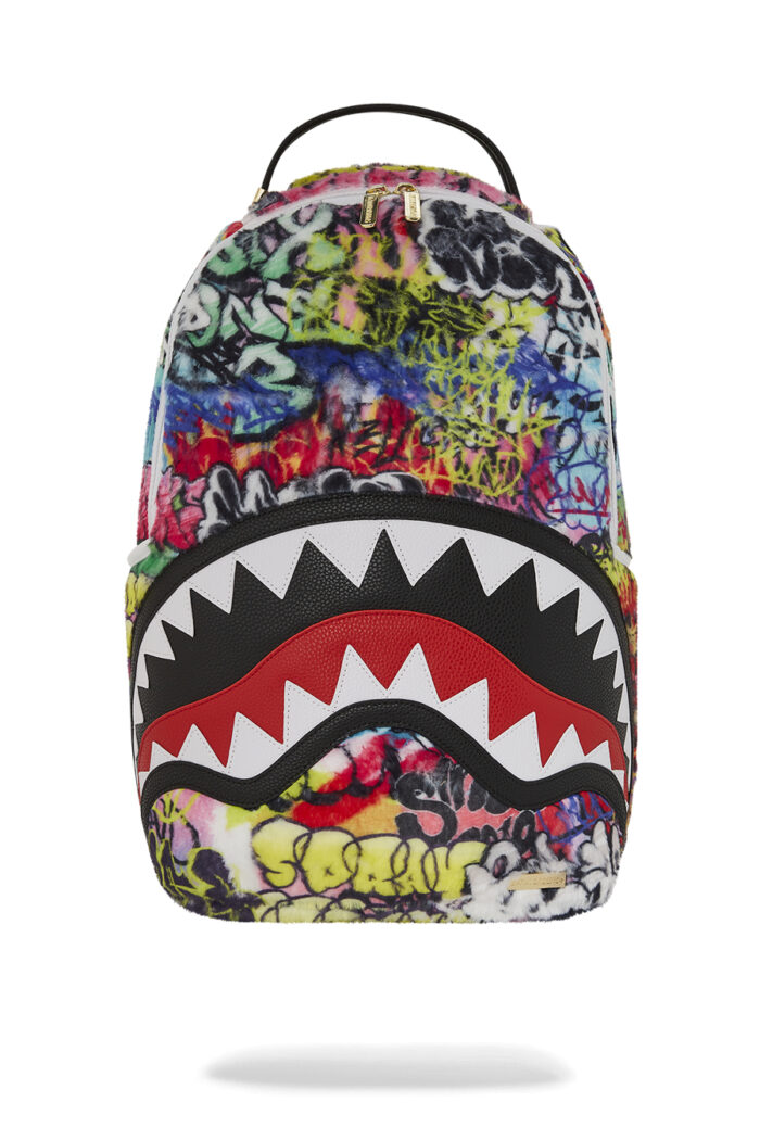 Zaino Sprayground FUR GRAFF BACKPACK Rosso – Giallo