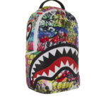 Zaino Sprayground FUR GRAFF BACKPACK Rosso - Giallo - Foto 3