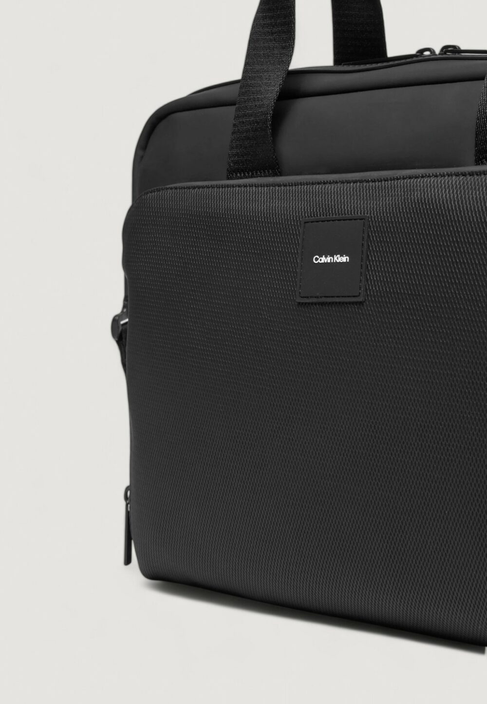 Borsa Calvin Klein CK ESSENTIAL LAPTOP RUB Nero - Foto 3