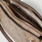 Borsa Guess NOELLE GIRLFRIEND Beige - Foto 5