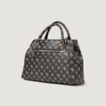 Borsa Guess EVELUNE LRG GIRLFRIEND SATCHEL Marrone - Foto 3