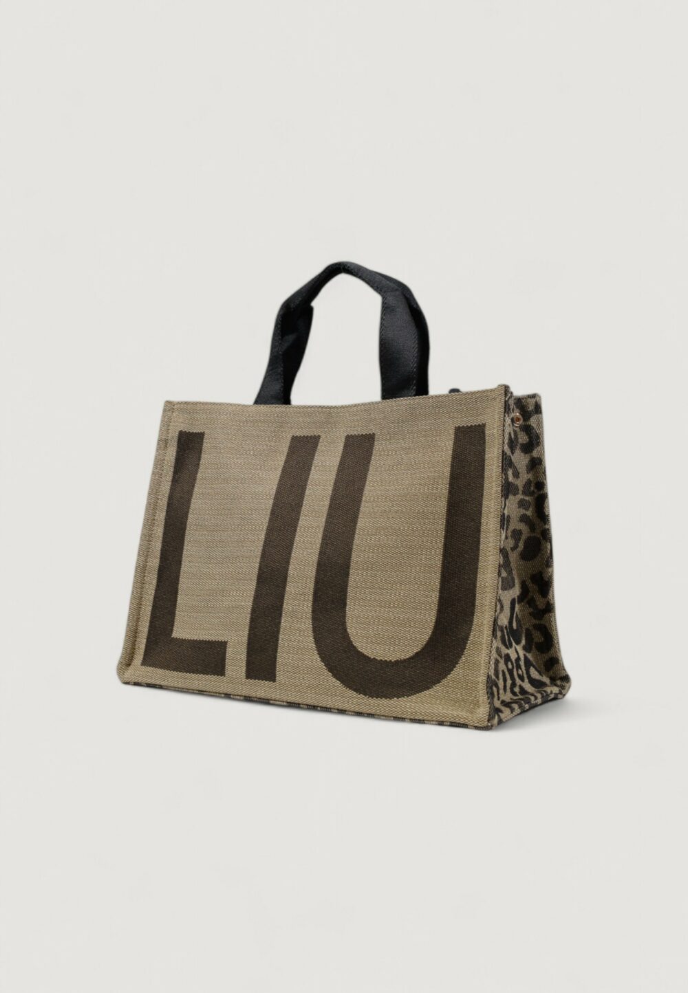 Borsa Liu-Jo L TOTE LOGO ANIMALIER Marrone - Foto 2