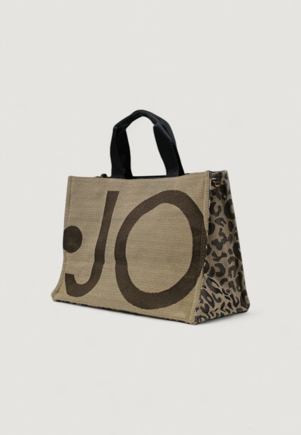 Borsa Liu-Jo L TOTE LOGO ANIMALIER Marrone - Foto 3