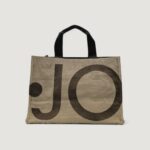 Borsa Liu-Jo L TOTE LOGO ANIMALIER Marrone - Foto 4