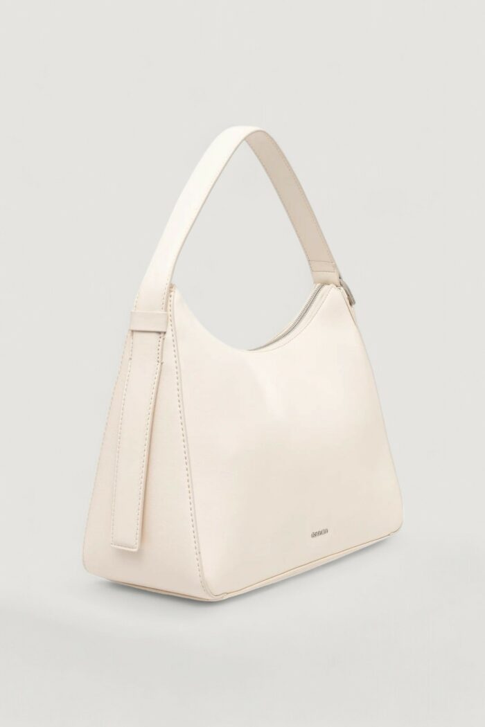 Borsa Calvin Klein CK SENSE MEDIUM SHOULDER Bianco